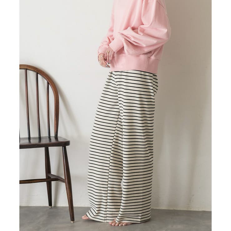 リラックスボーダーパンツ | ad thie | 詳細画像10 