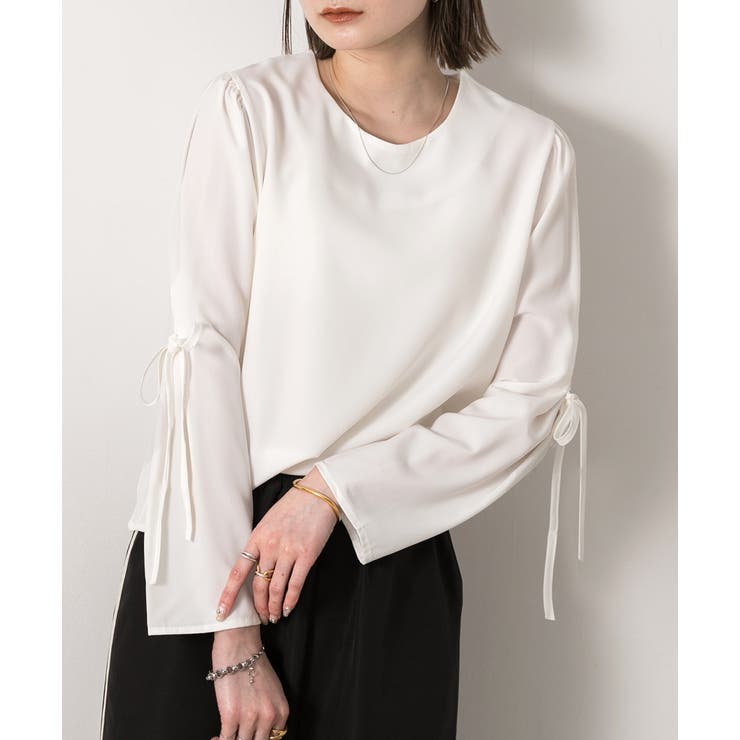 リボンデザイン ブラウス | ad thie | 詳細画像5 