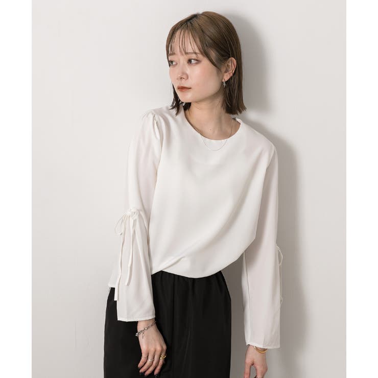 リボンデザイン ブラウス | ad thie | 詳細画像6 