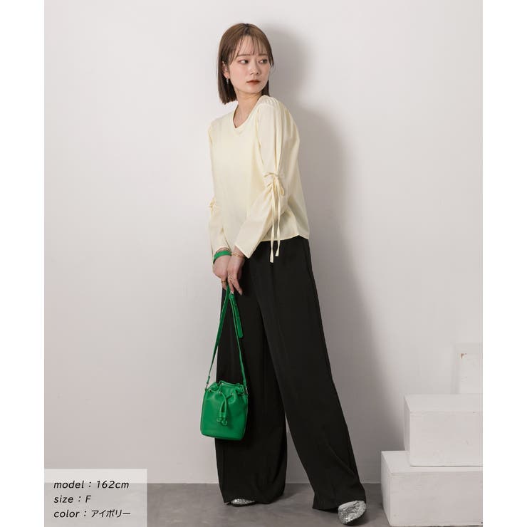 リボンデザイン ブラウス | ad thie | 詳細画像7 