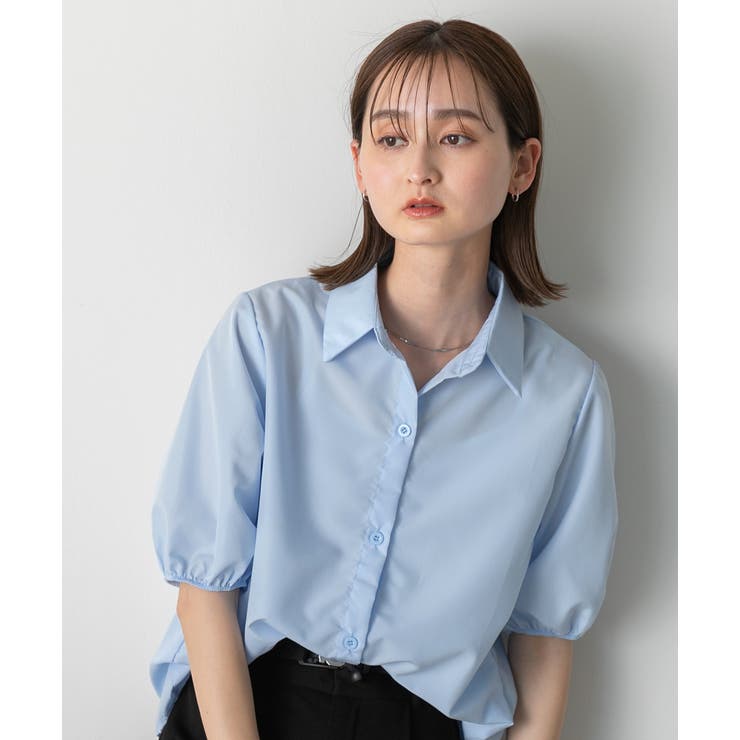 パフスリーブ 半袖シャツ | ad thie | 詳細画像10 