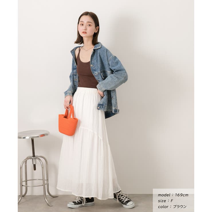 ダブルストラップ クロップドタンクトップ | ad thie | 詳細画像20 