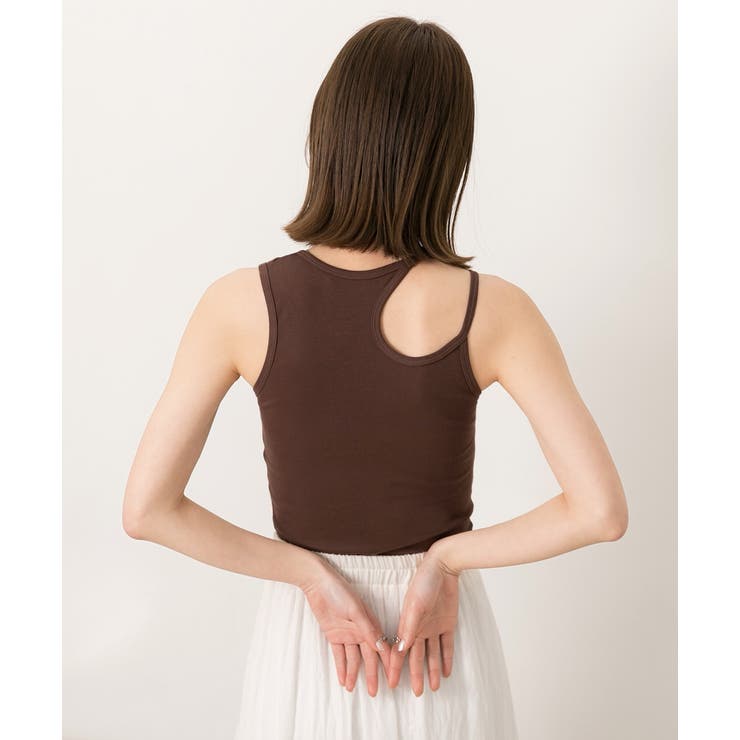 ダブルストラップ クロップドタンクトップ | ad thie | 詳細画像23 