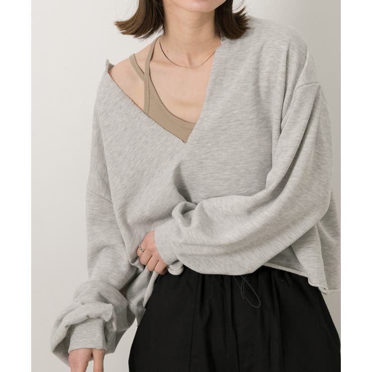 ダブルストラップ クロップドタンクトップ | ad thie | 詳細画像25 