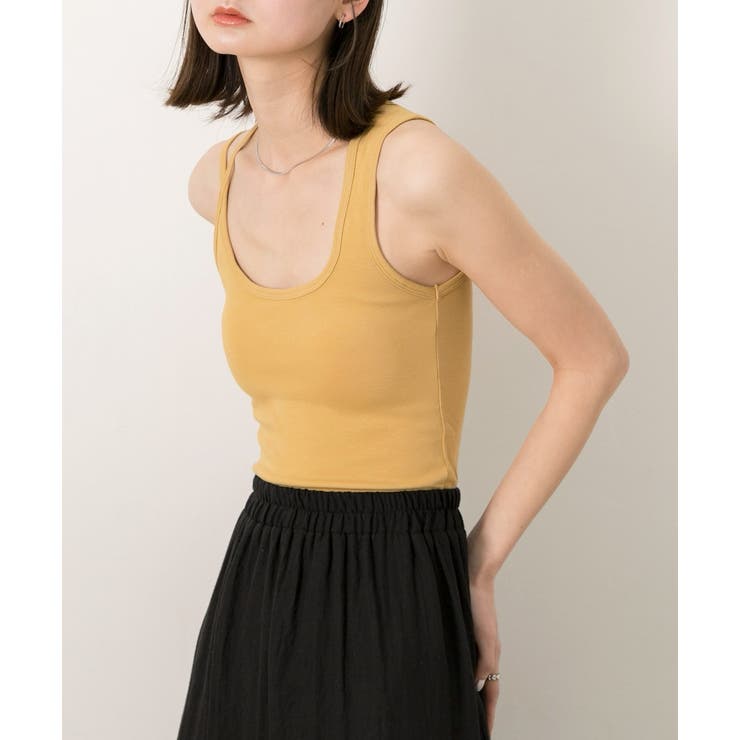 ダブルストラップ クロップドタンクトップ | ad thie | 詳細画像9 