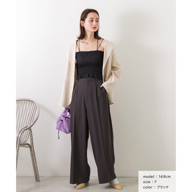 バックスクロス シャーリングキャミソール | ad thie | 詳細画像9 