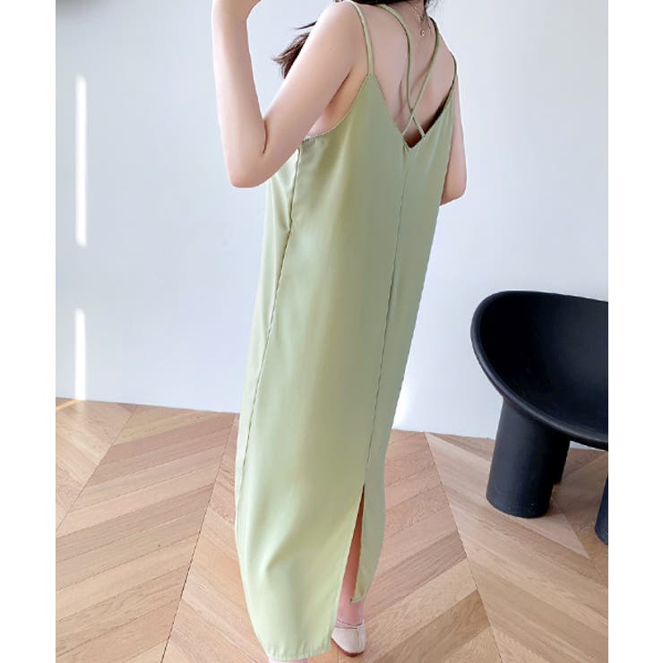 バッククロス キャミワンピース | ad thie | 詳細画像16 