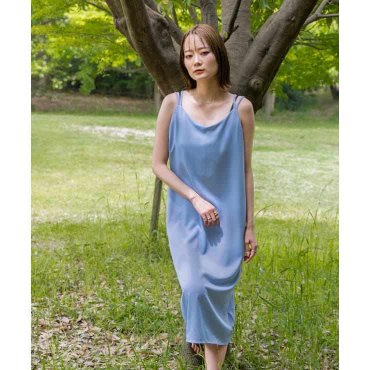 バッククロス キャミワンピース | ad thie | 詳細画像2 