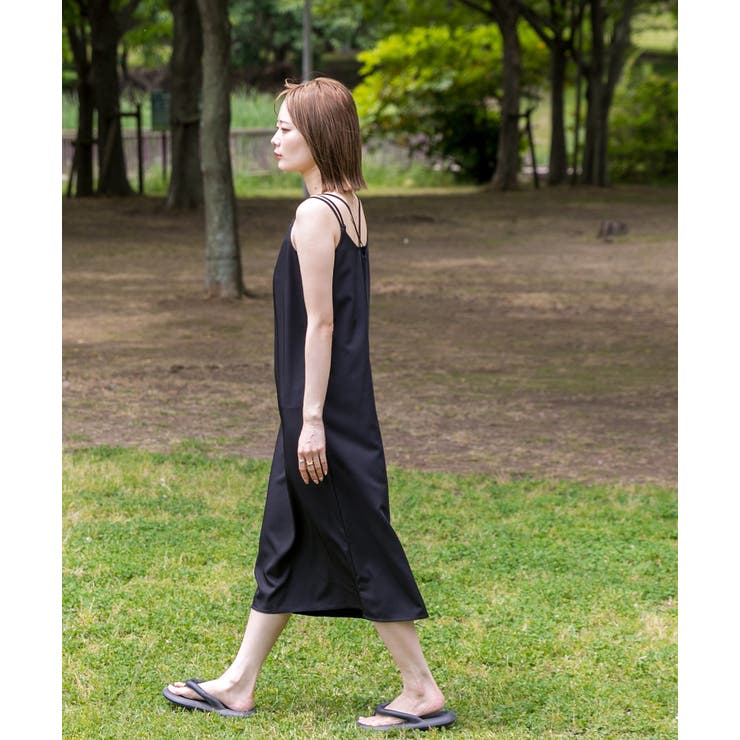 バッククロス キャミワンピース | ad thie | 詳細画像7 