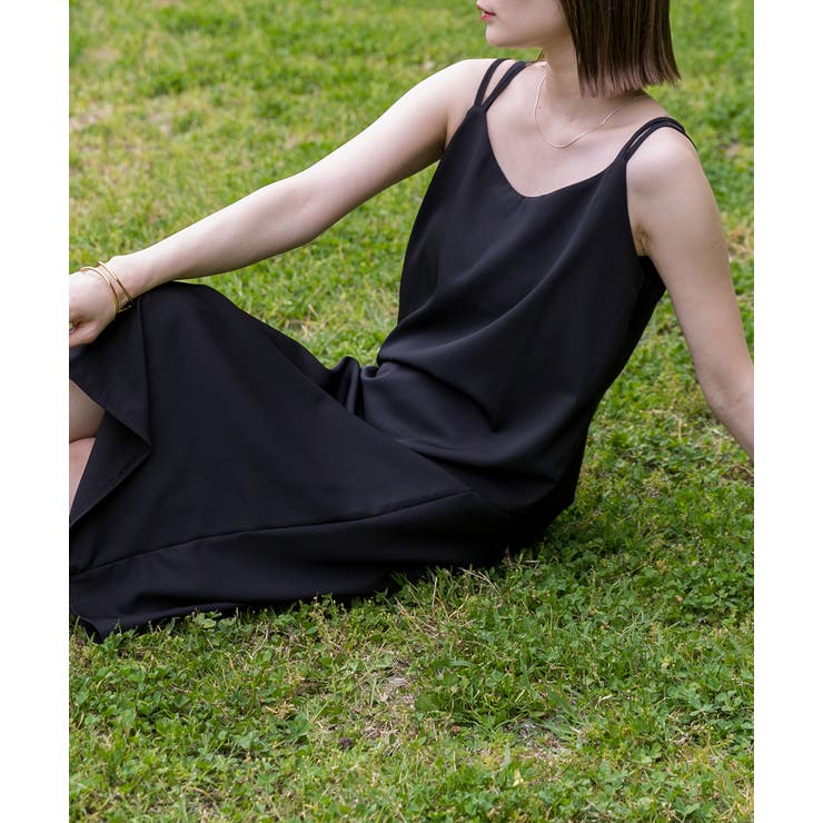 バッククロス キャミワンピース[品番：ADEW0004437]｜ad thie