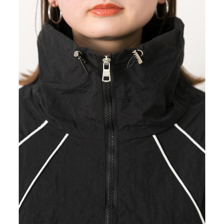 配色パイピングライトブルゾン | ad thie | 詳細画像20 