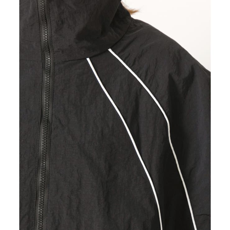 配色パイピングライトブルゾン | ad thie | 詳細画像21 