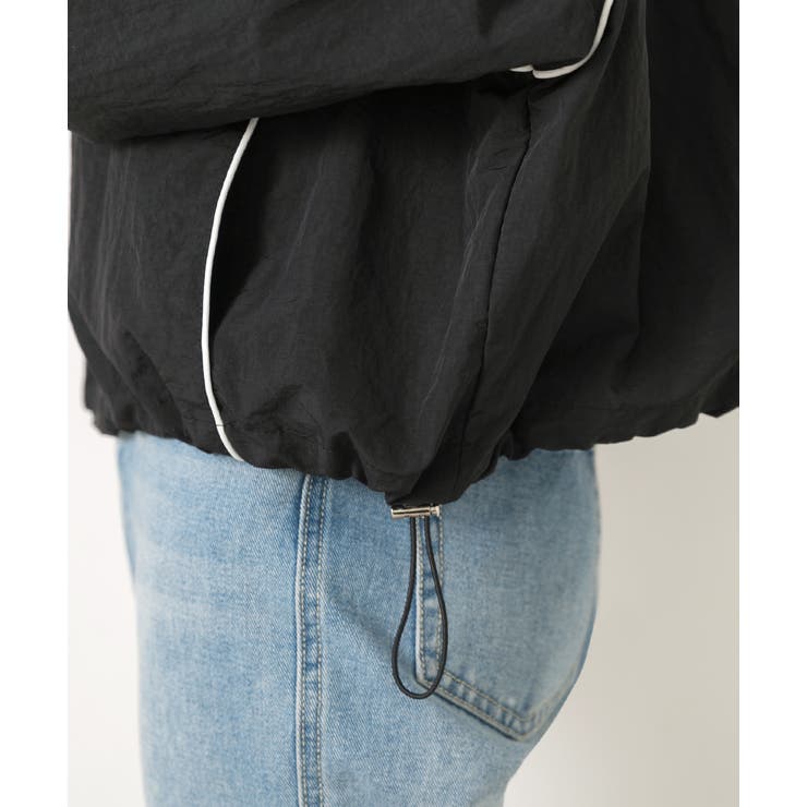 配色パイピングライトブルゾン | ad thie | 詳細画像23 