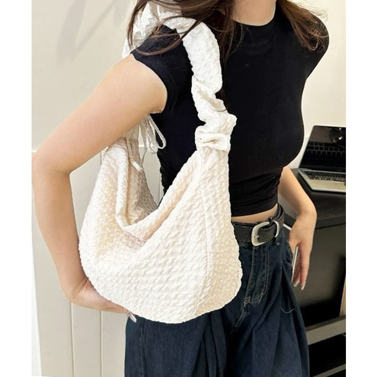 シャーリングストラップエンボスバッグ | ad thie | 詳細画像11 