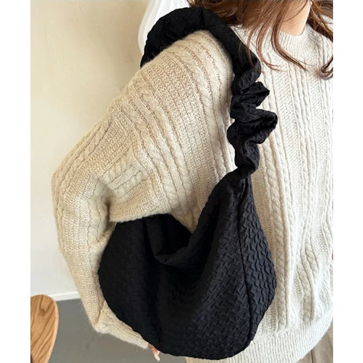 シャーリングストラップエンボスバッグ | ad thie | 詳細画像14 