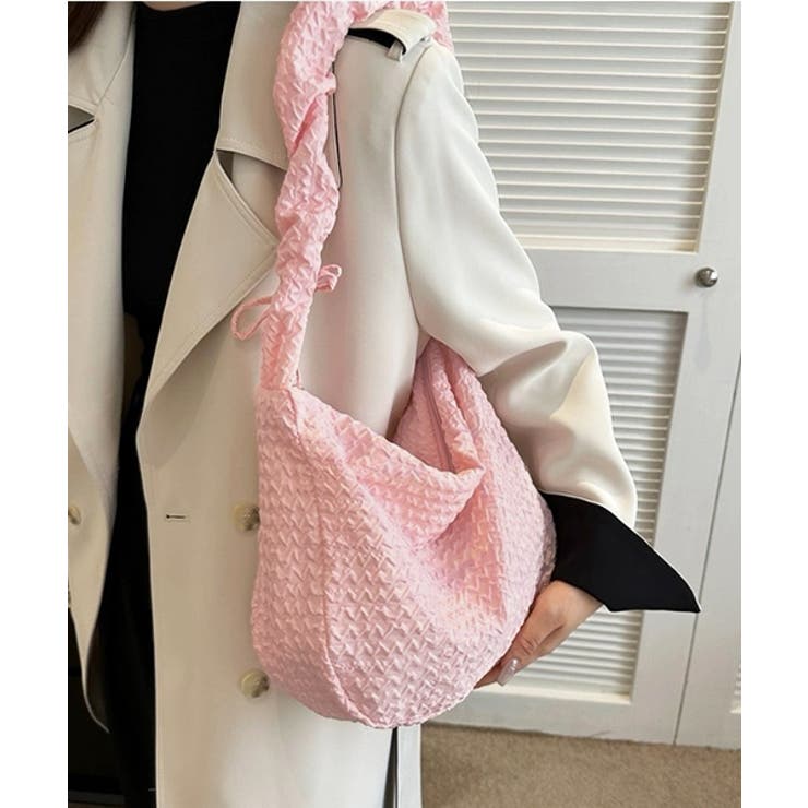 シャーリングストラップエンボスバッグ | ad thie | 詳細画像8 