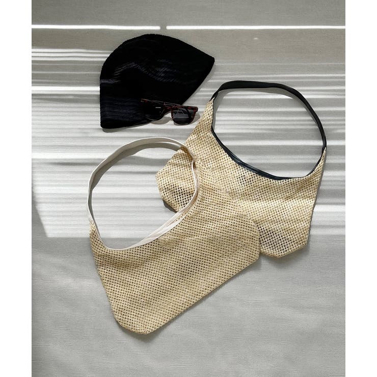 ストロー風メッシュショルダーバッグ | ad thie | 詳細画像11 