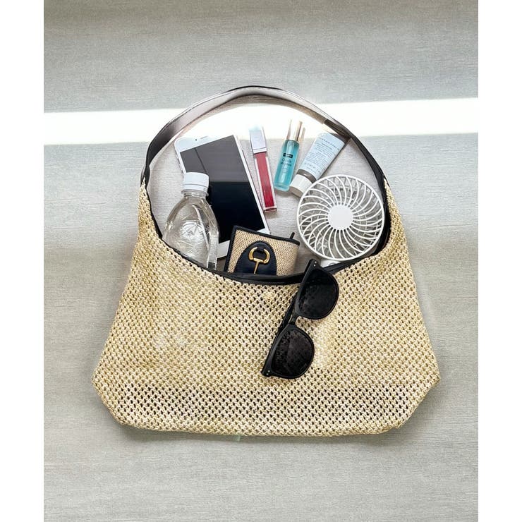 ストロー風メッシュショルダーバッグ | ad thie | 詳細画像12 