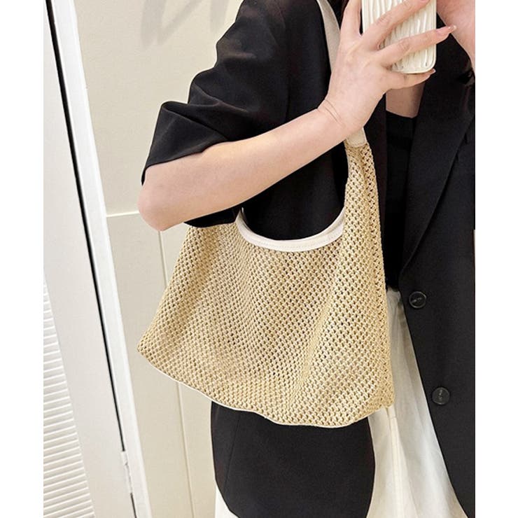 ストロー風メッシュショルダーバッグ | ad thie | 詳細画像2 