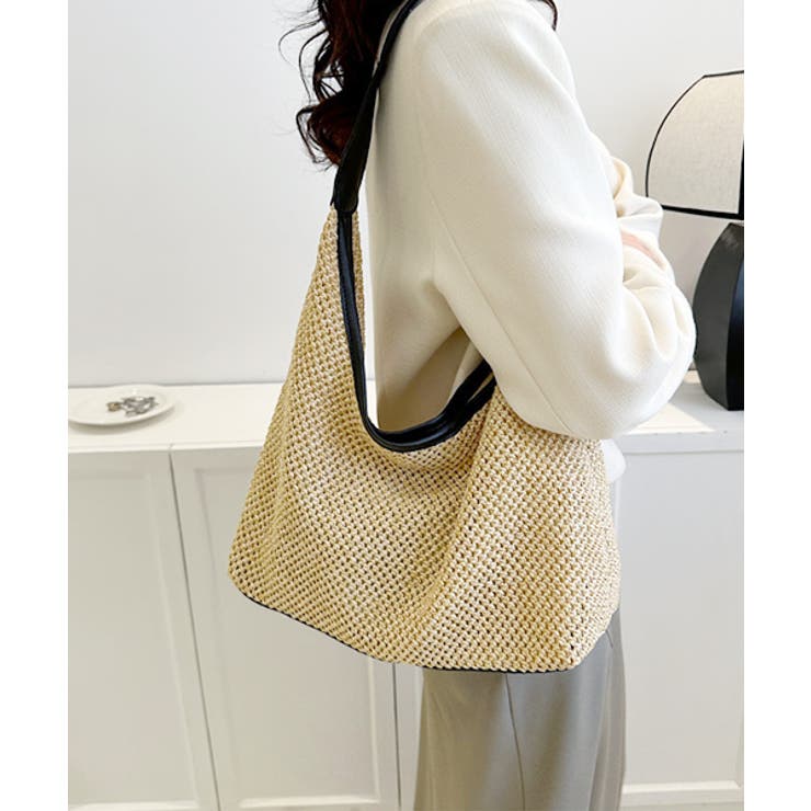 ストロー風メッシュショルダーバッグ | ad thie | 詳細画像8 