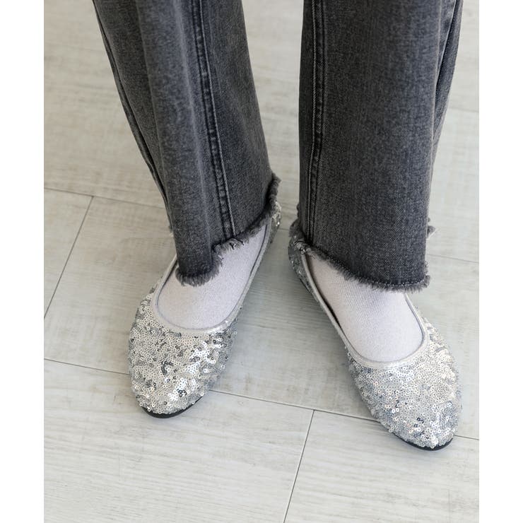 スパンコール バレエシューズ | ad thie | 詳細画像4 