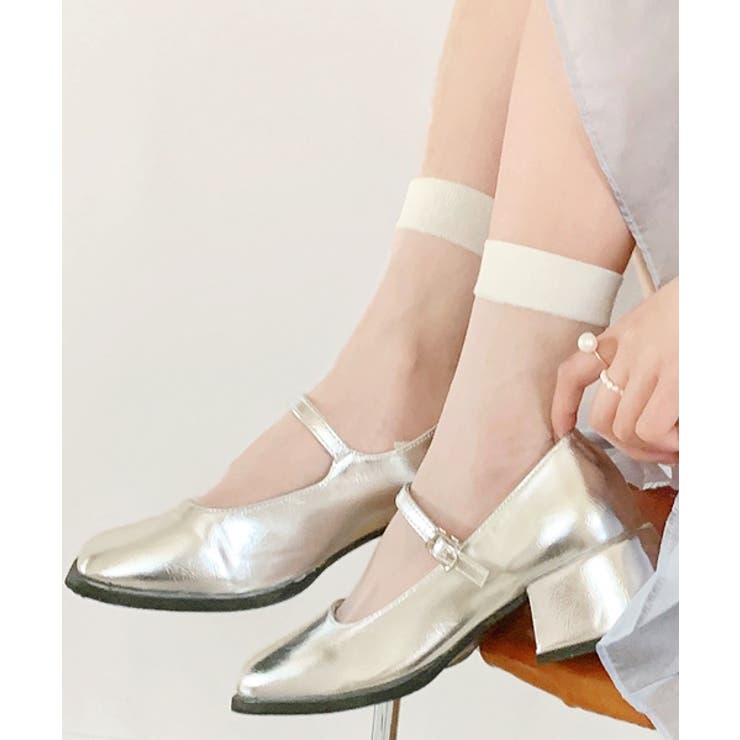 カラバリ豊富 配色シアーソックス | ad thie | 詳細画像19 