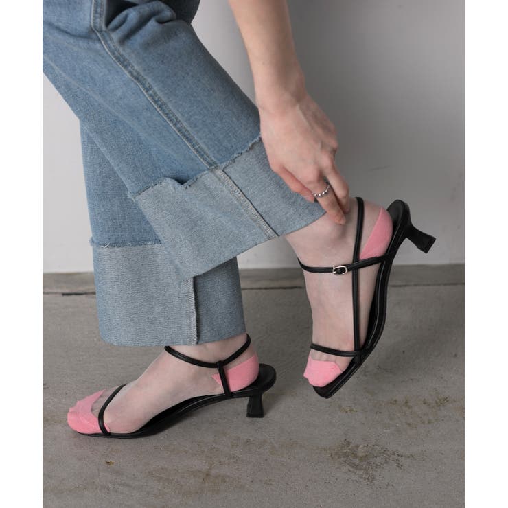 カラバリ豊富 配色シアーソックス | ad thie | 詳細画像23 