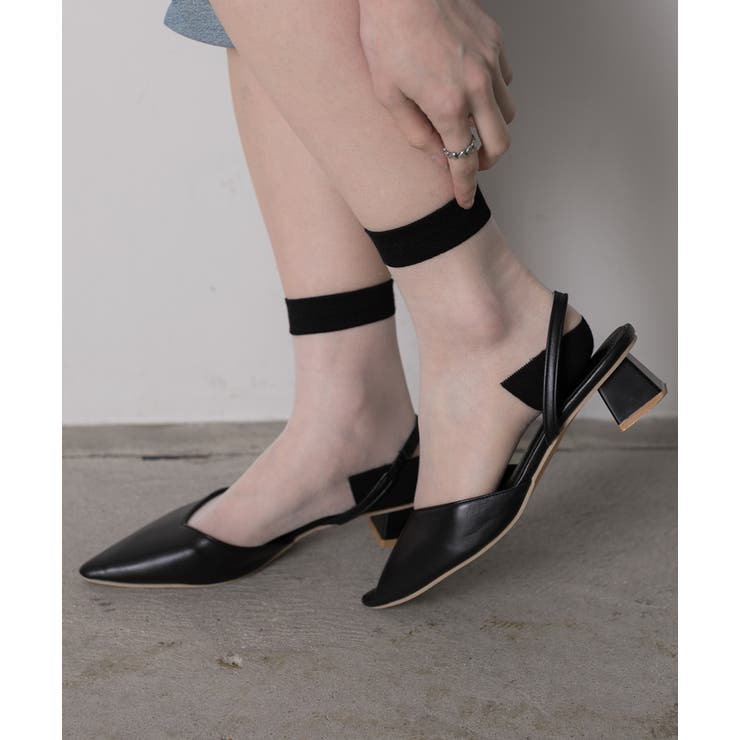 カラバリ豊富 配色シアーソックス | ad thie | 詳細画像28 