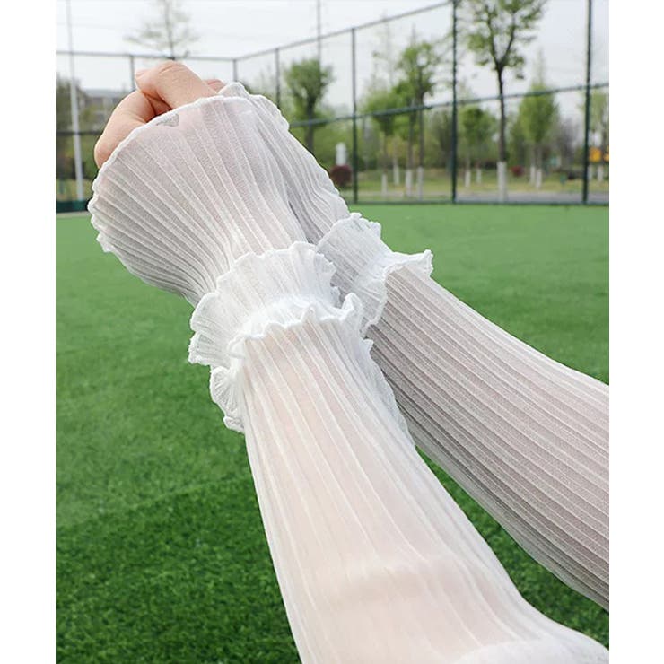 フリルシアー アームカバー | ad thie | 詳細画像15 