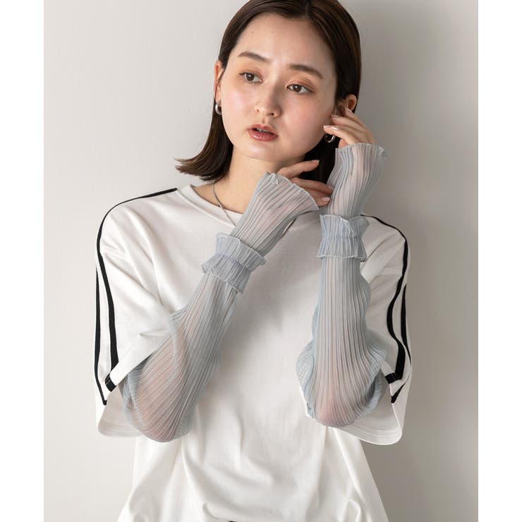 フリルシアー アームカバー | ad thie | 詳細画像19 