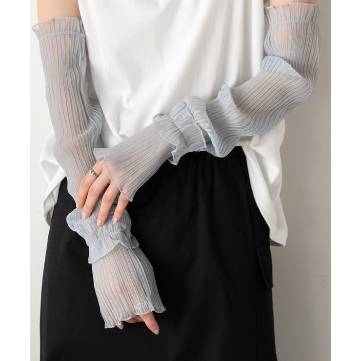 フリルシアー アームカバー | ad thie | 詳細画像20 