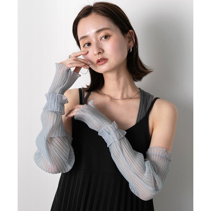 フリルシアー アームカバー | ad thie | 詳細画像21 