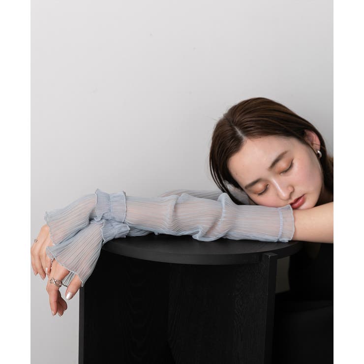 フリルシアー アームカバー | ad thie | 詳細画像25 