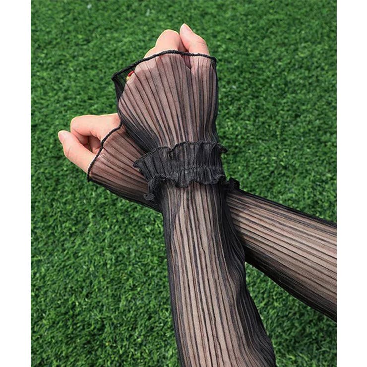 フリルシアー アームカバー | ad thie | 詳細画像8 