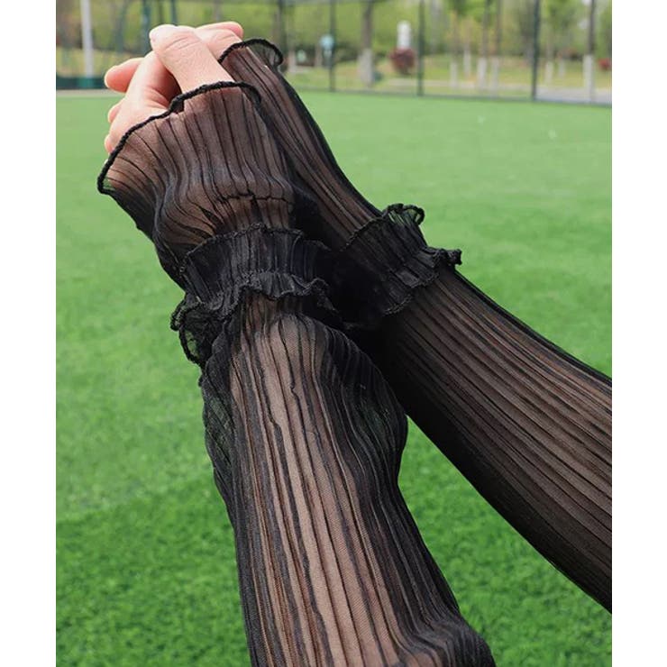 フリルシアー アームカバー | ad thie | 詳細画像9 