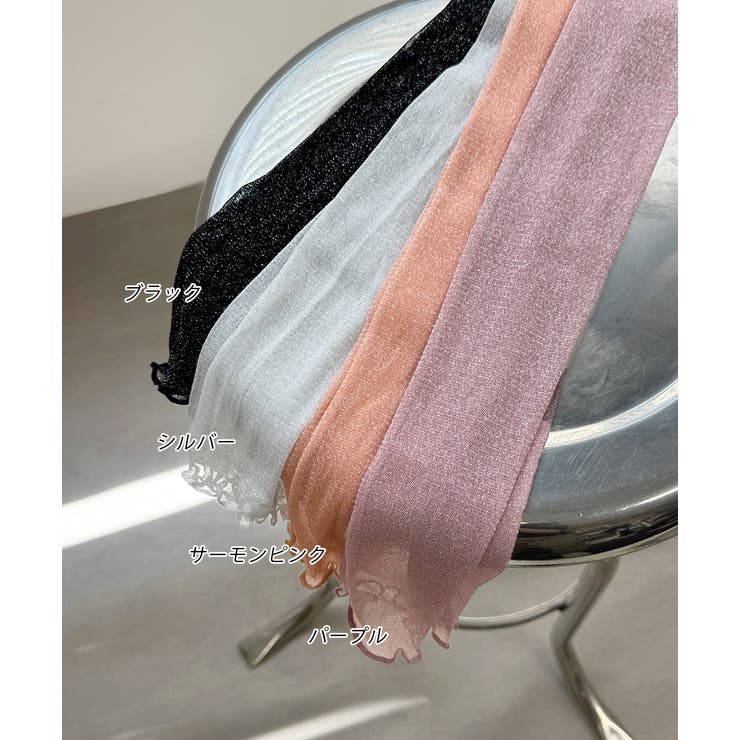 サムホール ラメシアーアームカバー | ad thie | 詳細画像22 