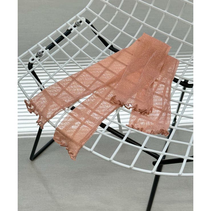 サムホール ラメシアーアームカバー | ad thie | 詳細画像4 