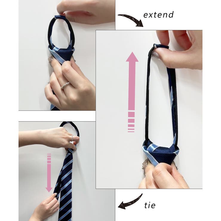 アソート柄 ジップデザインネクタイ | ad thie | 詳細画像36 