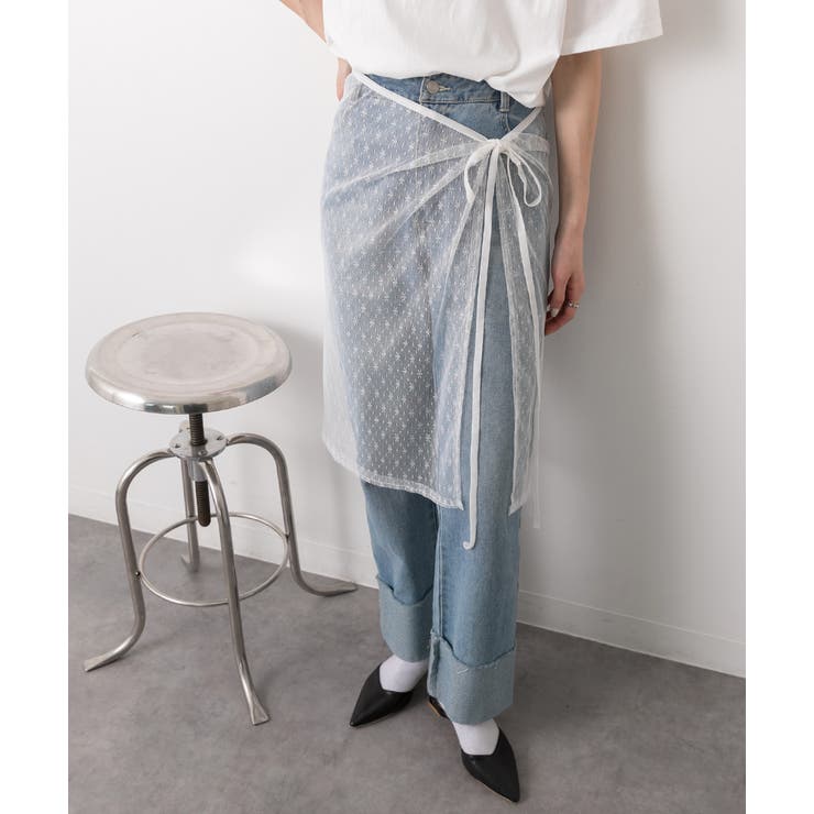 腰紐付き マルチレーススカート | ad thie | 詳細画像6 