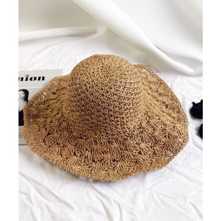 Athena New York】レース/ストローハット - 帽子