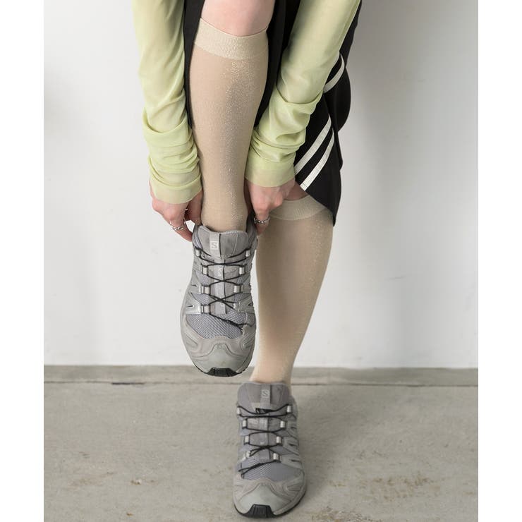 カラバリ豊富 ラメハイソックス | ad thie | 詳細画像20 