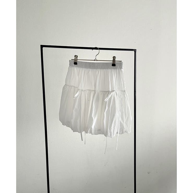 リボン付き バルーンミニスカート | ad thie | 詳細画像39 