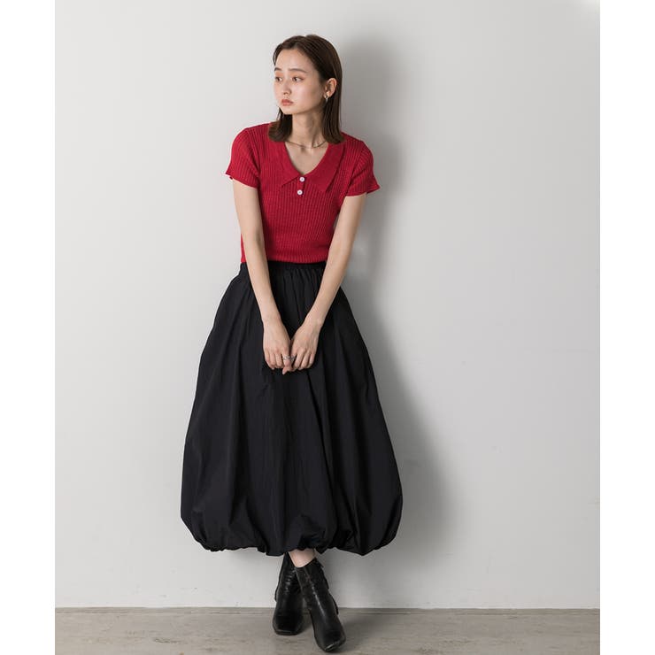 バルーンボリュームロングスカート | ad thie | 詳細画像16 