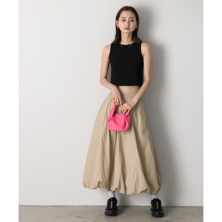 バルーンボリュームロングスカート | ad thie | 詳細画像2 