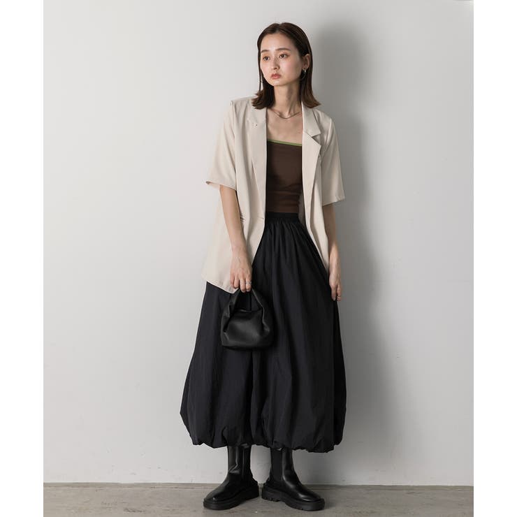 バルーンボリュームロングスカート | ad thie | 詳細画像24 