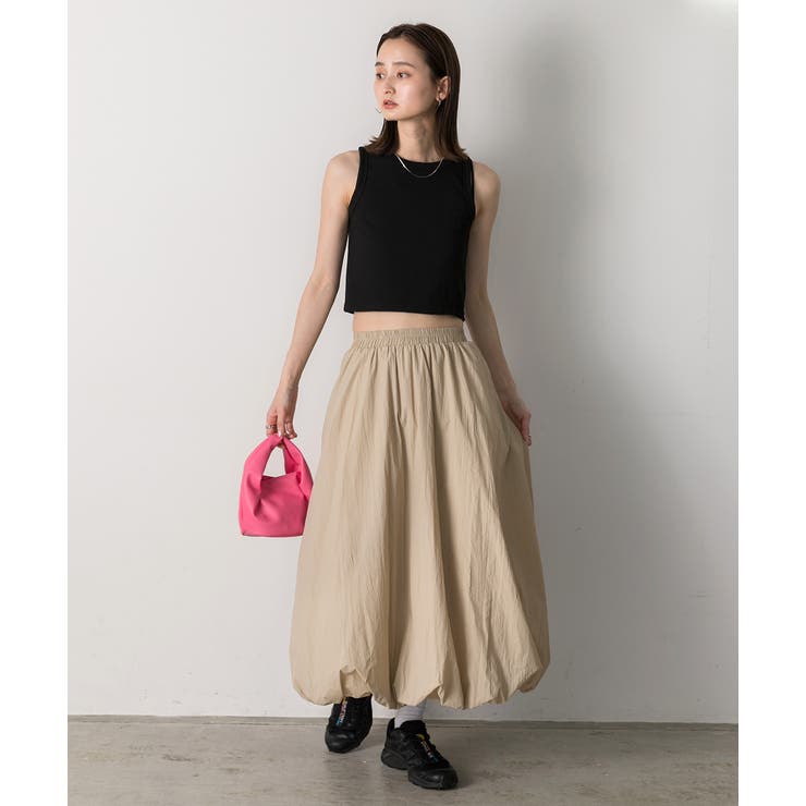 バルーンボリュームロングスカート | ad thie | 詳細画像4 