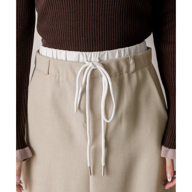 ダブルウエスト Iラインスカート | ad thie | 詳細画像30 