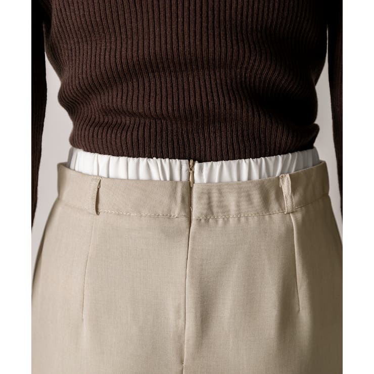 ダブルウエスト Iラインスカート | ad thie | 詳細画像31 