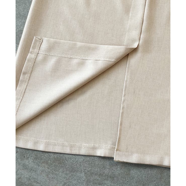 ダブルウエスト Iラインスカート | ad thie | 詳細画像38 