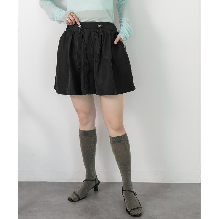 ドローコード付き ミニスカート | ad thie | 詳細画像34 